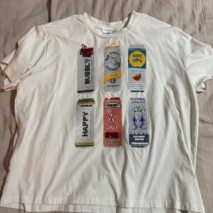 Queen of sparkles sequin seltzer shirt